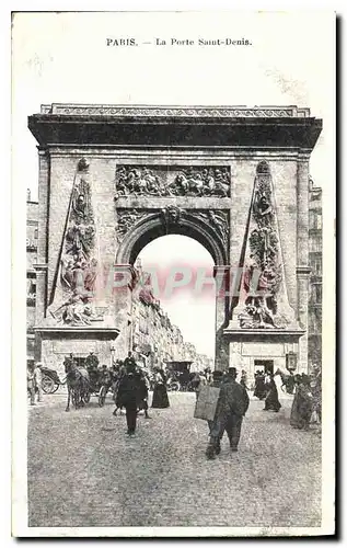 Cartes postales Paris La Porte Saint Denis