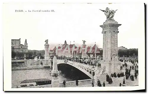 Ansichtskarte AK Paris Le Port Alexandre III