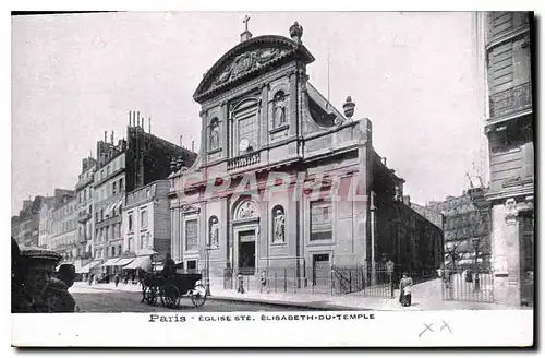 Ansichtskarte AK Paris Eglise Ste Elisabeth du Temple