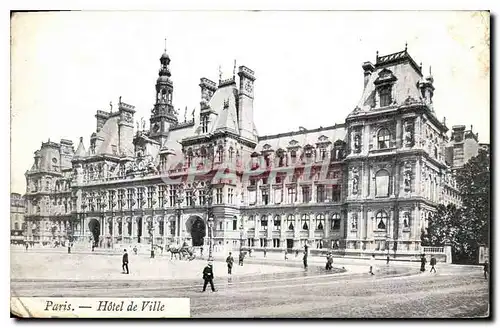 Cartes postales Paris Hotel de Ville