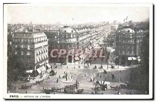 Cartes postales Paris Avenue de l'Opera