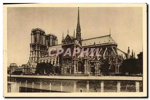 Ansichtskarte AK Paris en Flanant Notre Dame vue d'Ensemble