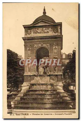 Cartes postales Teut Paris Fontaine des Innocents