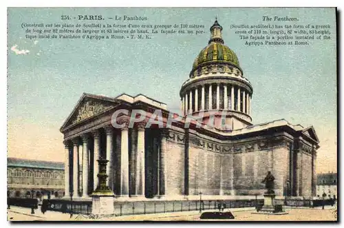 Cartes postales Paris Le Pantheon