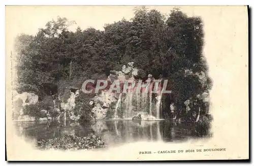 Ansichtskarte AK Paris Cascade du Bois de Boulogne