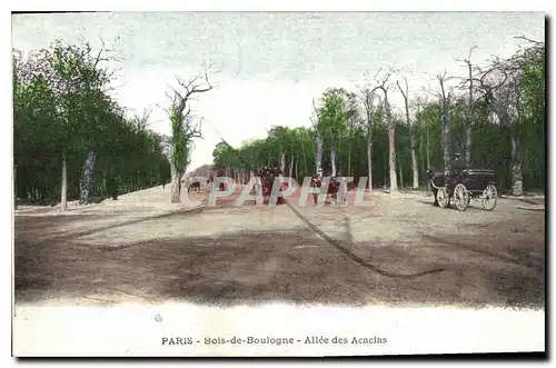 Ansichtskarte AK Paris Bois de Boulogne Allee des Acacias