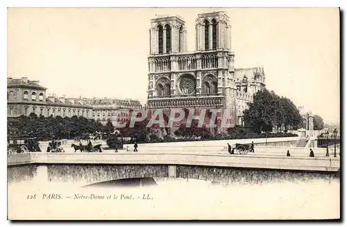 Ansichtskarte AK Paris Notre Dame et le Pont