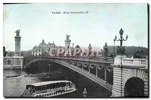 Cartes postales Paris Pont Alexandre III