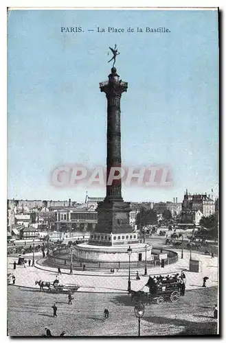 Cartes postales Paris La Place de la Bastille