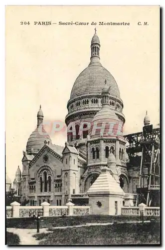 Cartes postales Paris Sacre Coeur de Montmartre