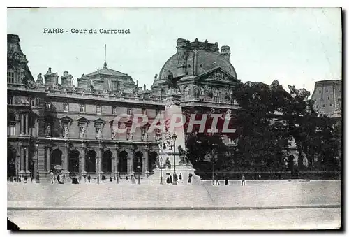 Ansichtskarte AK Paris Cour du Carrousel