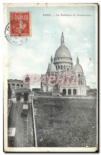 Cartes postales Paris La Basilique de Montmartre