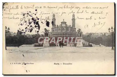 Cartes postales Paris Trocadero