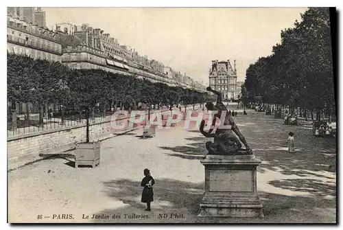 Cartes postales Paris Le Jardin des Tuileries