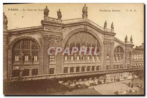 Cartes postales Paris La Gare de Nord