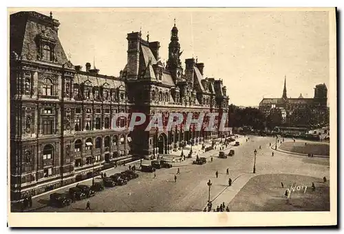 Ansichtskarte AK Paris en Flanant L'Hotel de Ville