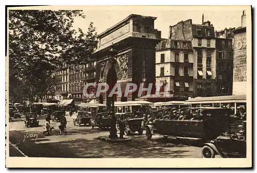 Ansichtskarte AK Paris en Flanant Porte Saint Martin