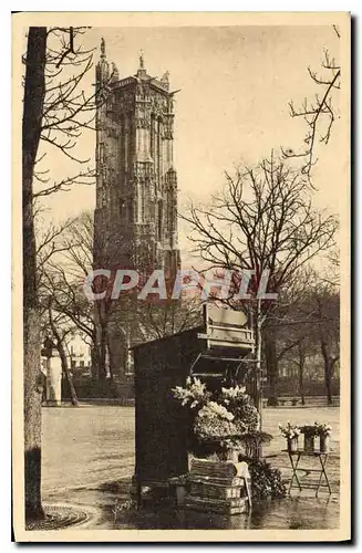 Ansichtskarte AK Paris en Flanant La Tour St Jacques