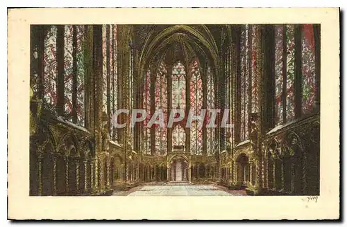 Ansichtskarte AK Paris en Flanant Interieur de la Ste Chapelle