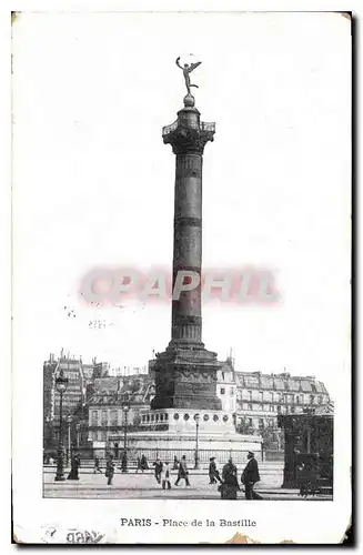 Cartes postales Paris Place de la Bastille