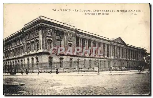 Ansichtskarte AK Paris Le Louvre Colonnade de Perrault XVII siecle