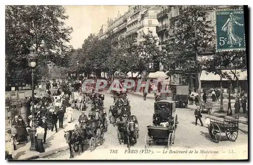 Ansichtskarte AK Paris VIII Le Boulevard de la Madeleine