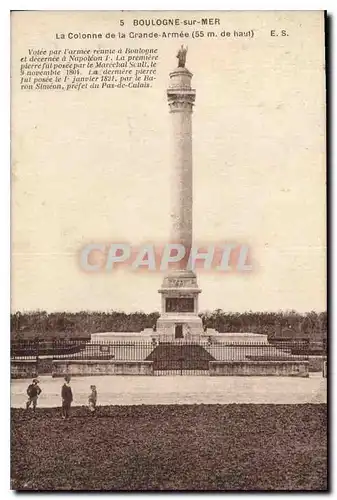 Ansichtskarte AK Boulogne sur Mer La Colonne de la Grande Armee