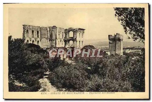 Ansichtskarte AK Abbaye de Montmajour Ensemble des Ruines