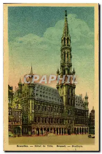 Cartes postales Bruxelles Hotel de Ville