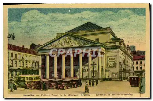 Cartes postales Bruxelles Theatre Royal de la Monnale