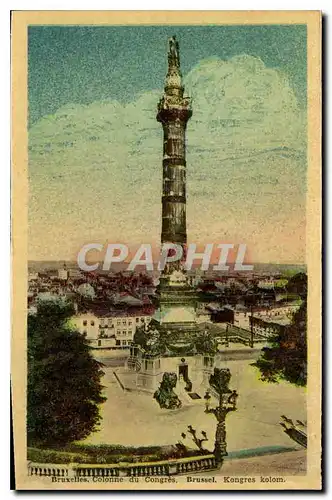 Cartes postales Bruxelles Colonne du Congres