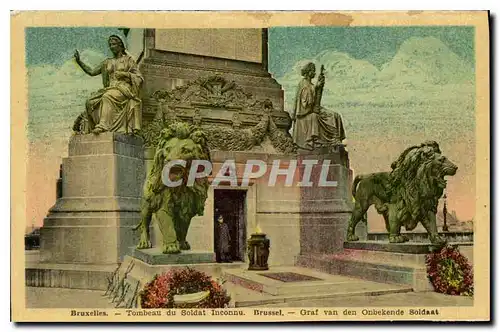 Cartes postales Bruxelles Tombeau du Soldat Inconnu