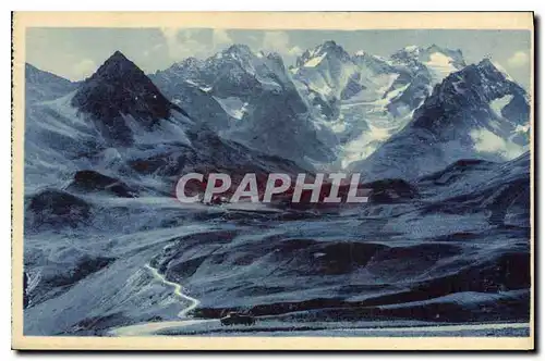 Cartes postales Dauphine Col du Lautaret La Route de Briancon a la Meije