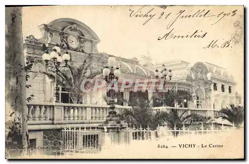 Cartes postales Vichy Le Casino