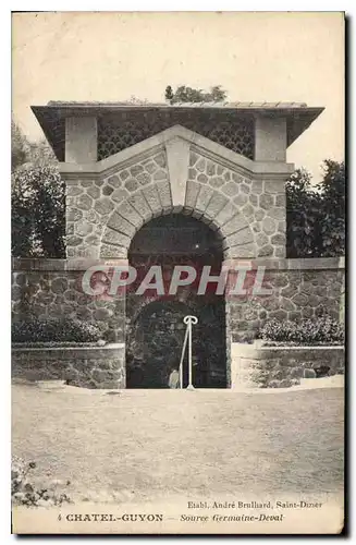 Cartes postales Chatel Guyon Source Germaine Deval