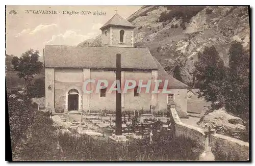 Cartes postales Gavarnie L'Eglise XIV siecle