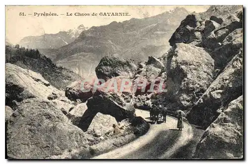 Cartes postales Pyrenees Le Chaos de Gavarnie