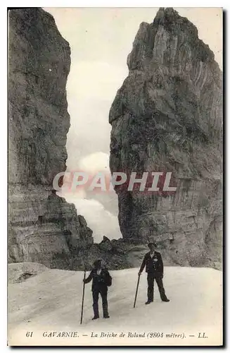 Cartes postales Gavarnie La Breche de Roland