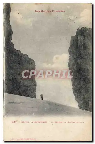 Cartes postales Les Pyrenees Cirque de Gavarnie La Breche de Roland