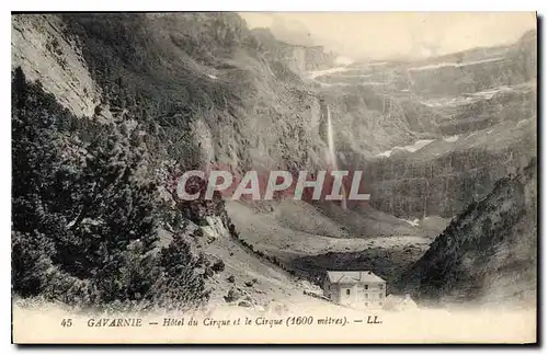 Cartes postales Gavarnie Hotel du Cirque et le Cirque