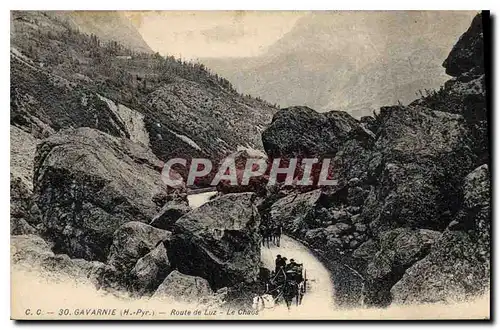 Cartes postales Gavarnie H Pyr Route de Luz Le Chaos