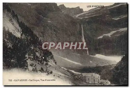 Cartes postales Les Pyrenees Gavarnie Le Cirque Vue d'ensemble