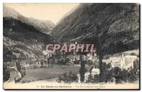 Ansichtskarte AK La Route de Gavarnie Vue Panoramique sur Cedre