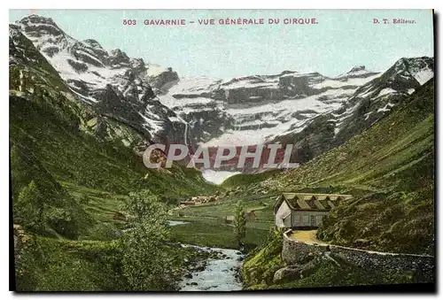 Ansichtskarte AK Gavarnie Vue generale du Cirque