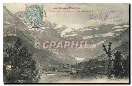 Cartes postales Les Hautes Pyrenees Le Cirque de Gavarnie vue d'ensemble