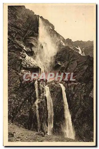 Cartes postales Cirque de Gavarnie Hautes Pyrenees La Grande Cascade