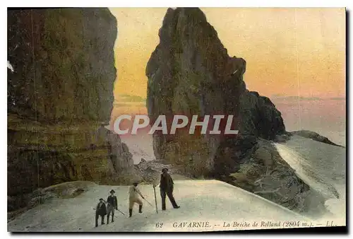 Cartes postales Gavarnie La Breche de Rolland