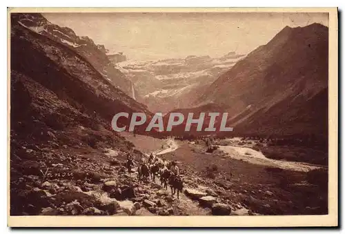 Cartes postales Gavarnie Retour du Cirque