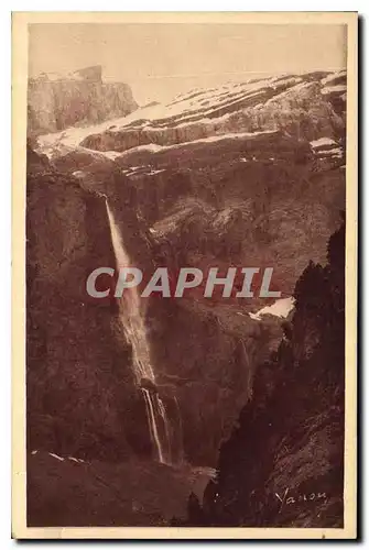 Ansichtskarte AK Gavarnie La Grande Cascade Hauteur de Chute