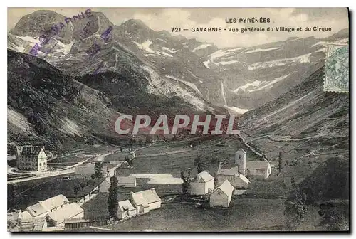 Ansichtskarte AK La Pyrenees Gavarnie Vue generale du Village et du Cirque